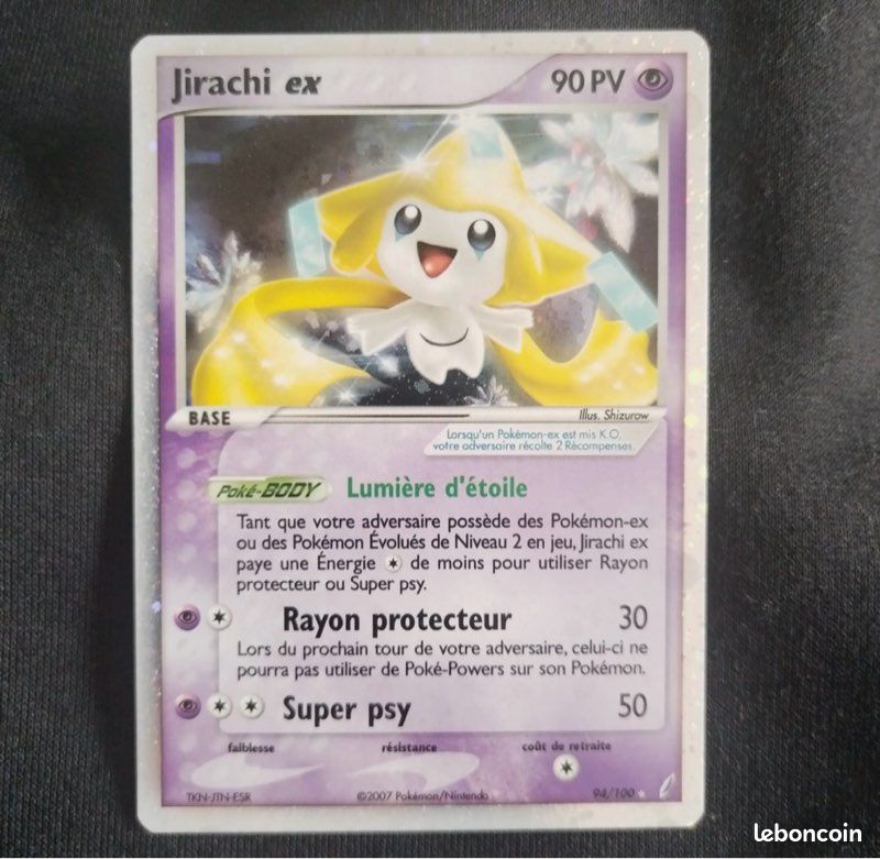 Carte Pokmon jirachi ex - Collection