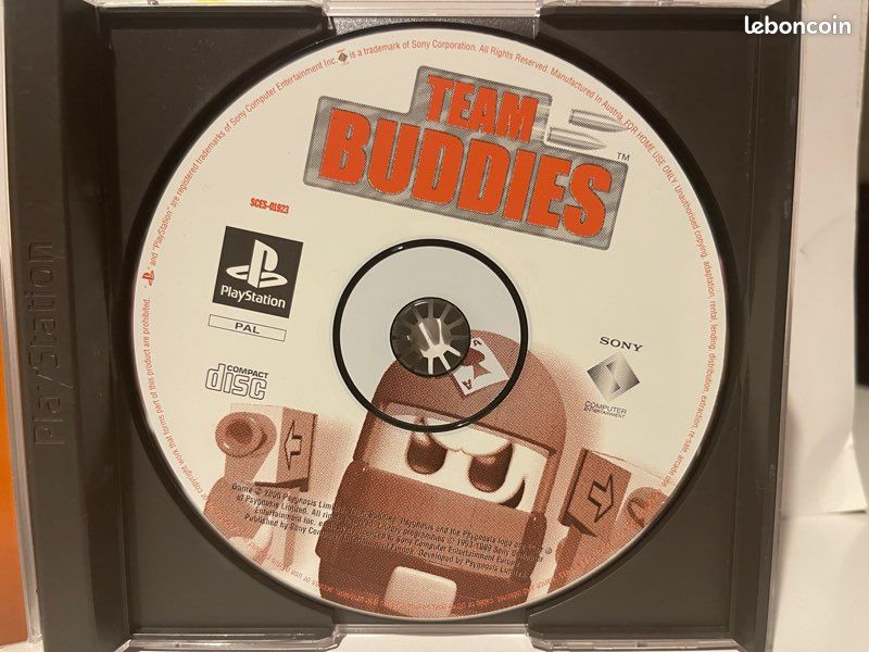 Notice/manuel Du Jeu PS1 Team Buddies - Version Allemande, état Correct, Pour Collectionneurs