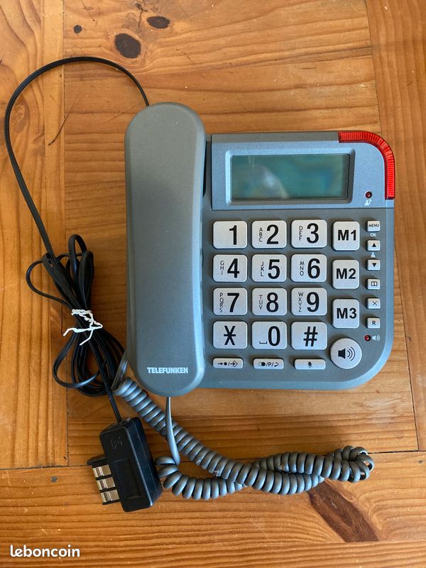 Téléphone fixe grosses touches (image 2)