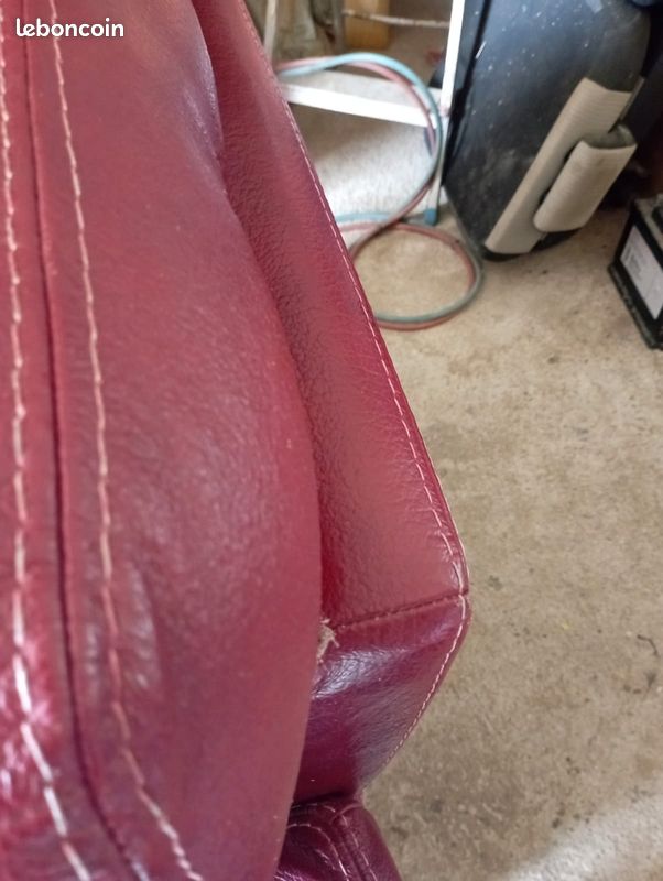 Lot table basse, meuble TV, fauteuil cuir (image 3)