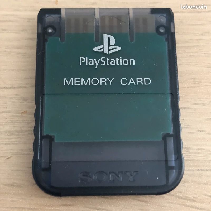 Carte Mémoire Officielle PlayStation PS1 – SCPH-1020E – Avec Boîte Et Manuel