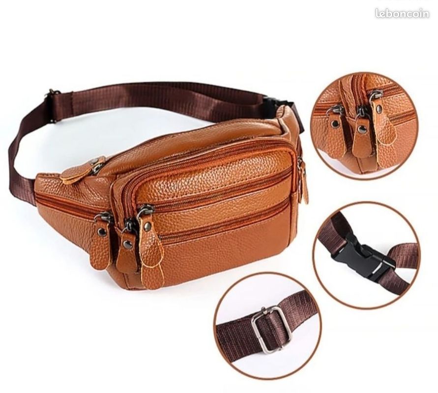 Sac Banane cuir animal (image 4)