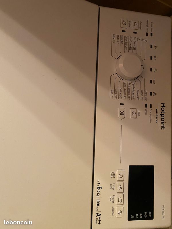 Lave-linge HOTPOINT Ariston / 6,5kg (image 2)