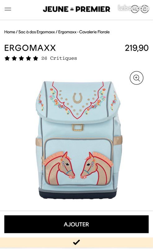 Sac à dos Ergomaxx - Jeune Premier (image 4)