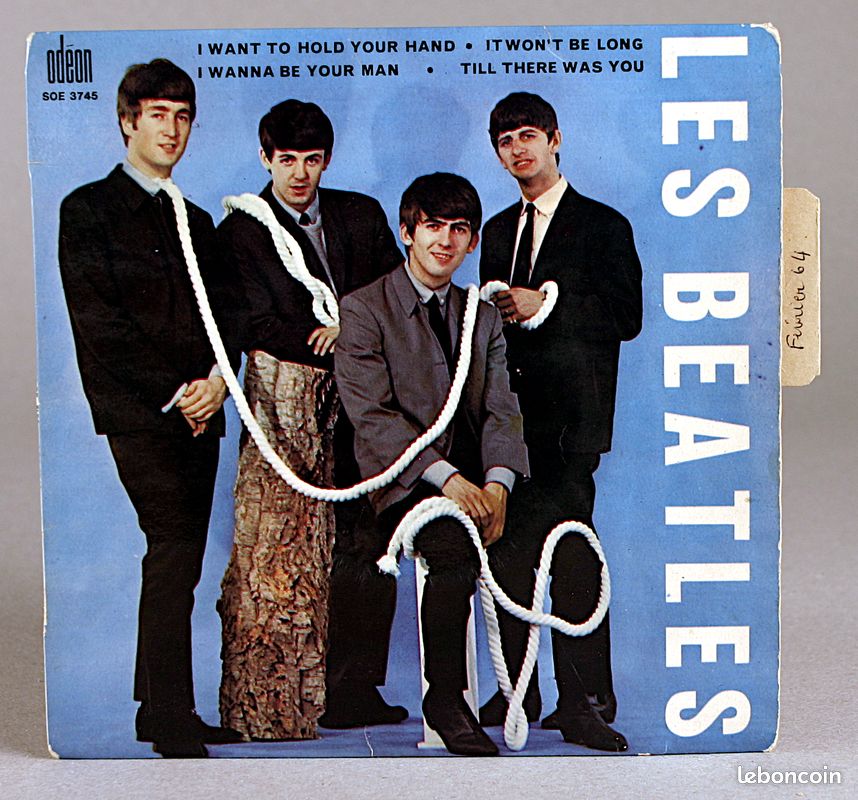 Beatles " I Want to Hold Your Hand " Vinyle EP (image 1)