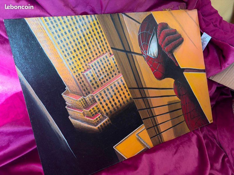 Cadre fait main par une créatrice spider man (image 1)