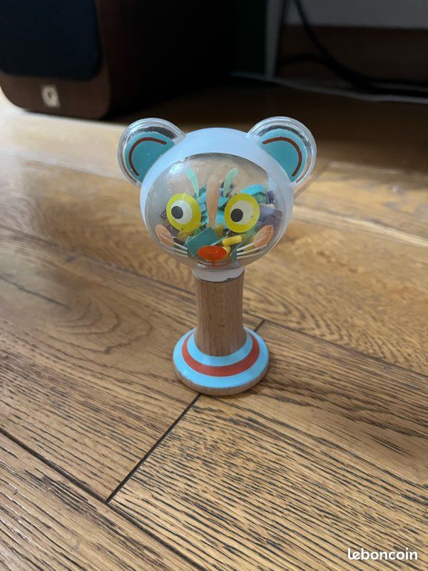 Hochet maracas bois ourson Djeco (image 2)