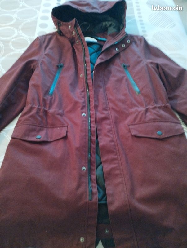 Parka homme Jules bordeau, taille L (image 5)
