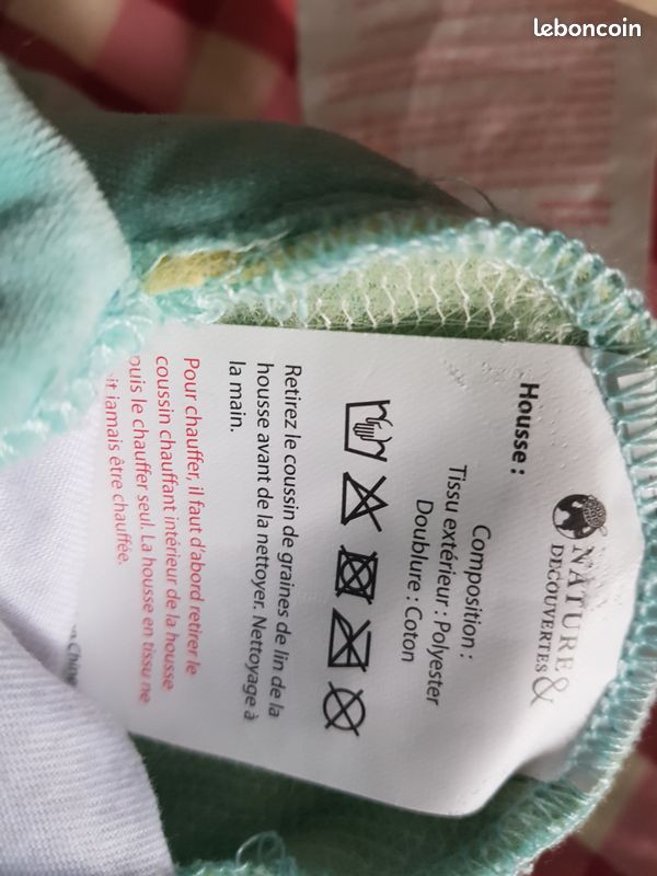 CHAUSSONS chauffants Graines de Lin, Nature et découvertes -36 au - Main Image