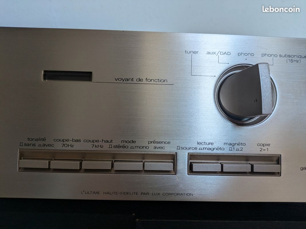 Amplificateur Intégré Luxman L-190A Vintage - Révisé, Entrées Phono, 2 Canaux