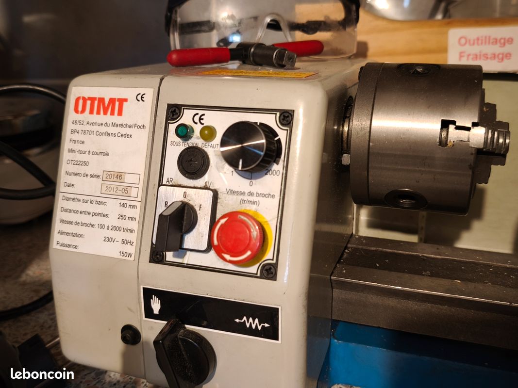 Fraiseuse Micro Mill et Mini-Tour à courroie OTMT (image 6)