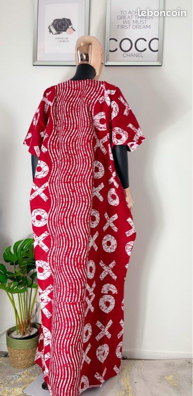 Robe en pagne du Nigeria (image 3)