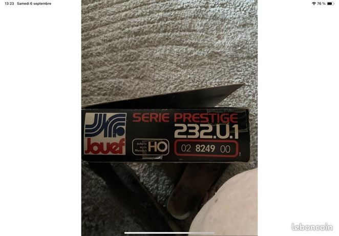 RARE ECHELLE HO SNCF LOCOMOTIVE VAPEUR 232 UI JOUEF CLUB Ref 824800 EUR