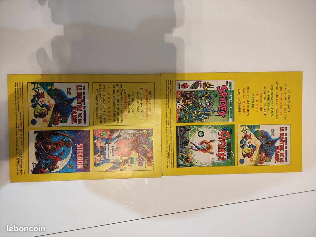 Lot de 2 comics MARVEL TITANS 1982 (image 3)