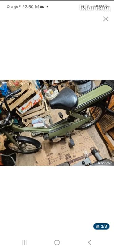 Vend mobylette MOTOBECANE Ranger 50 de 1979, 6827kms (image 1)