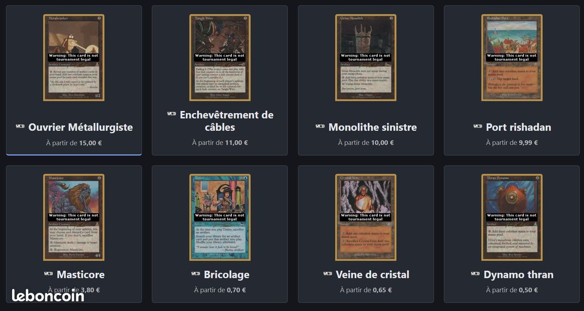 Deck Jon Finkel World Championships 2000 - Magic The Gathering - OCCASION -  Collection