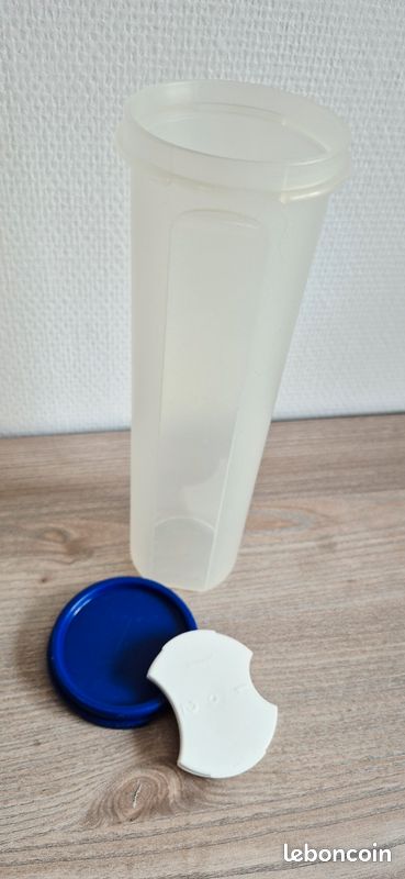 Boîte à Spaghetti Tupperware Vintage - Avec Séparation Deux Doses, Fabrication Française