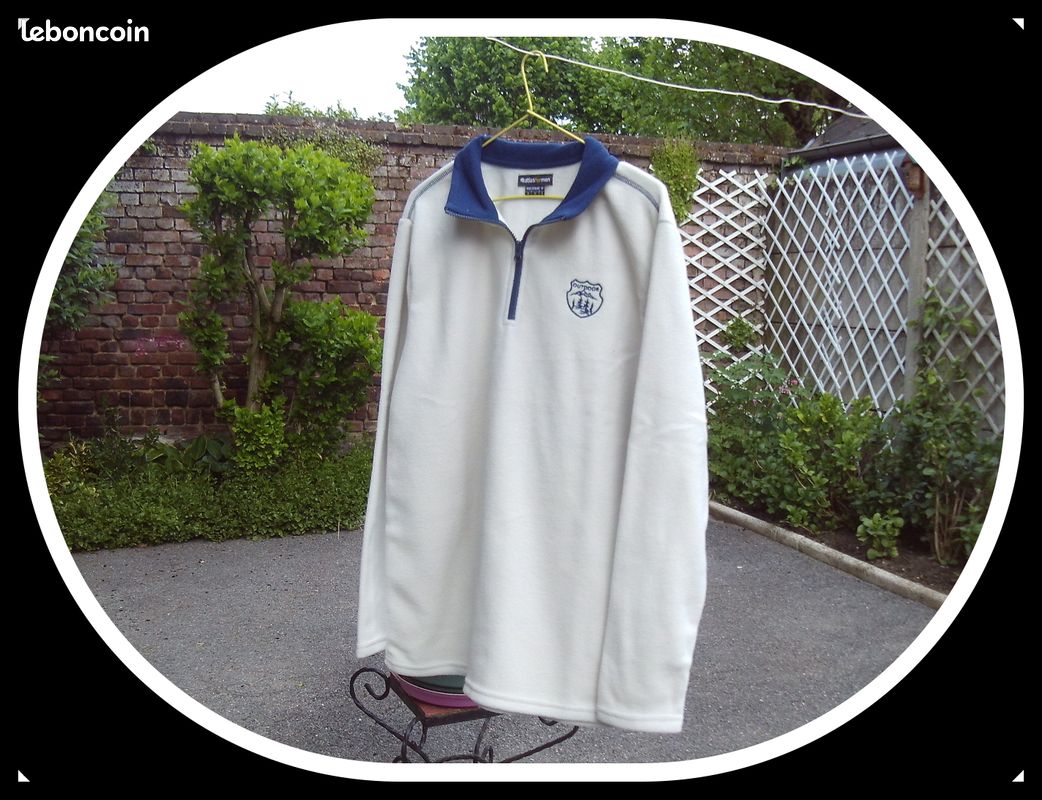 Ancien Sweat Cyclisme Laine - ASPTT Saint-Brieuc - Vintage
