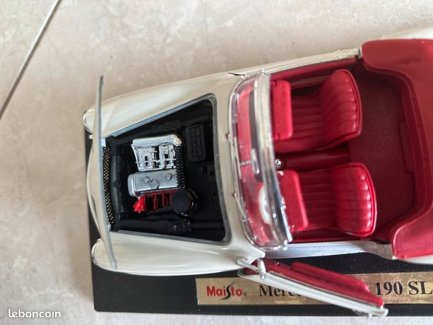 Mercedes-Benz 190 SL 1955 Rouge – Maisto 1/18, Miniature Collection
