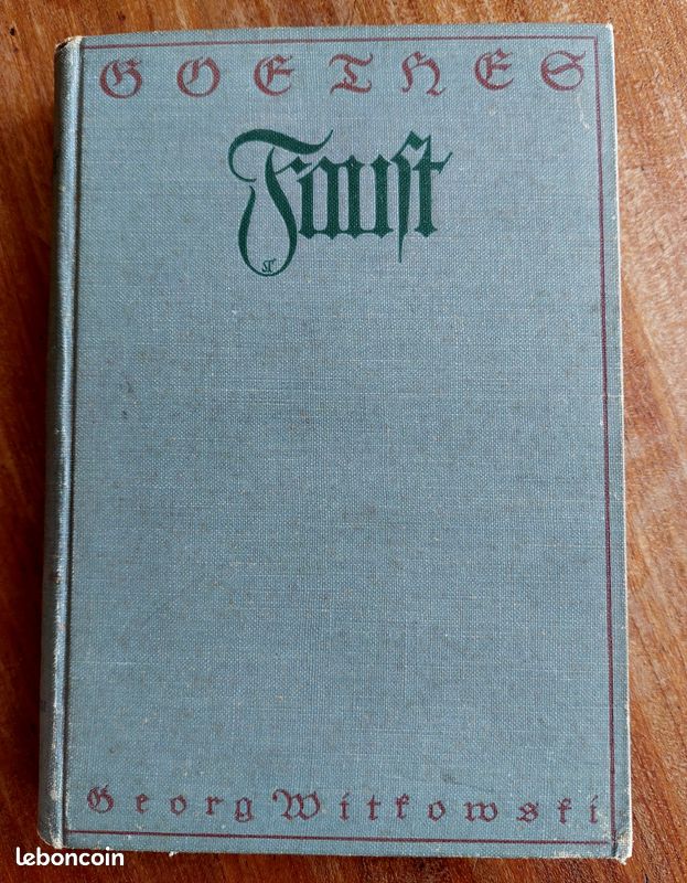 Faust de Goethe par Georg Witkowski 1912 (image 1)