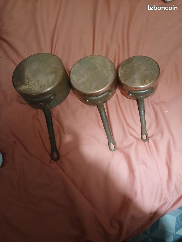 Trio casseroles en cuivre (image 5)