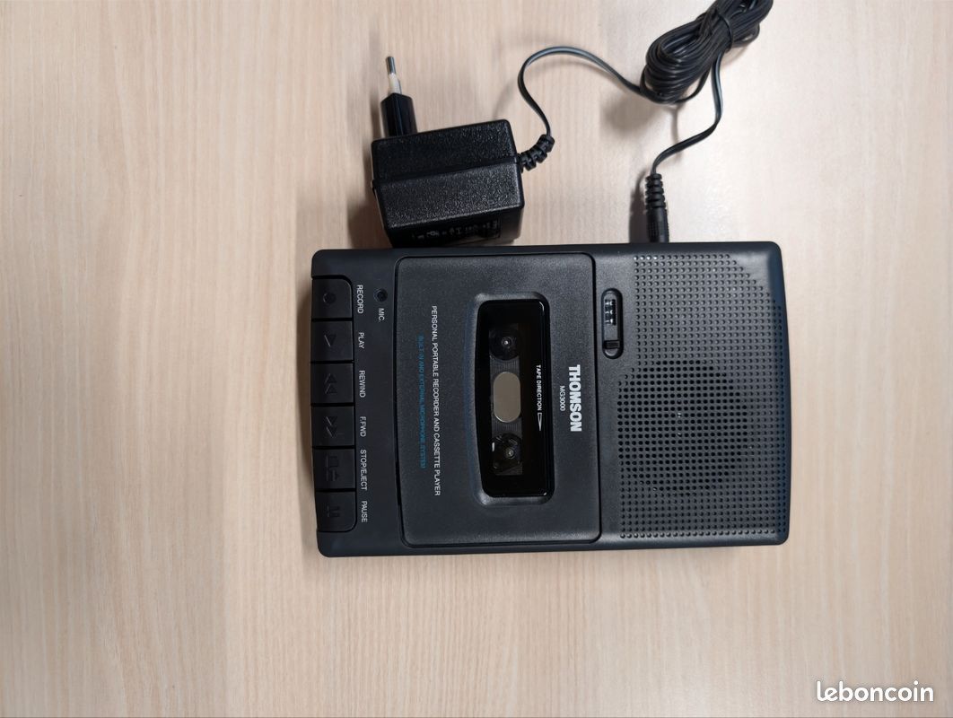 Magnétophone à Cassettes THOMSON MG3000 – Vintage Japonais – Fonctionne