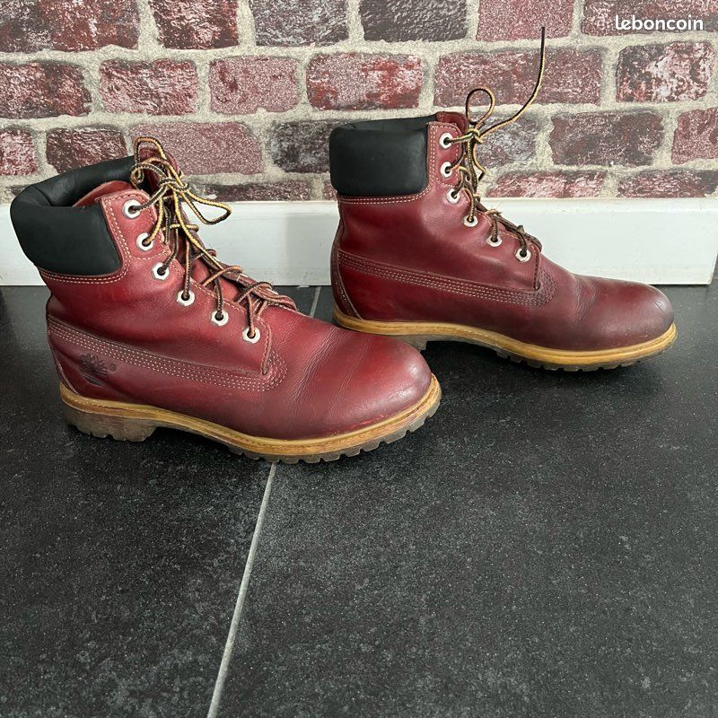 Boots femme Timberland waterproof bordeaux 39 (image 2)