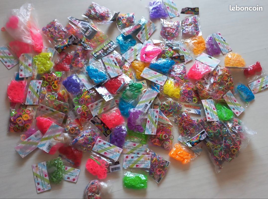 Lagiwa Lot De 600 élastiques Assortis – Pour Bracelets Et Colliers, Loisirs Créatifs, Modèle ASSORTI