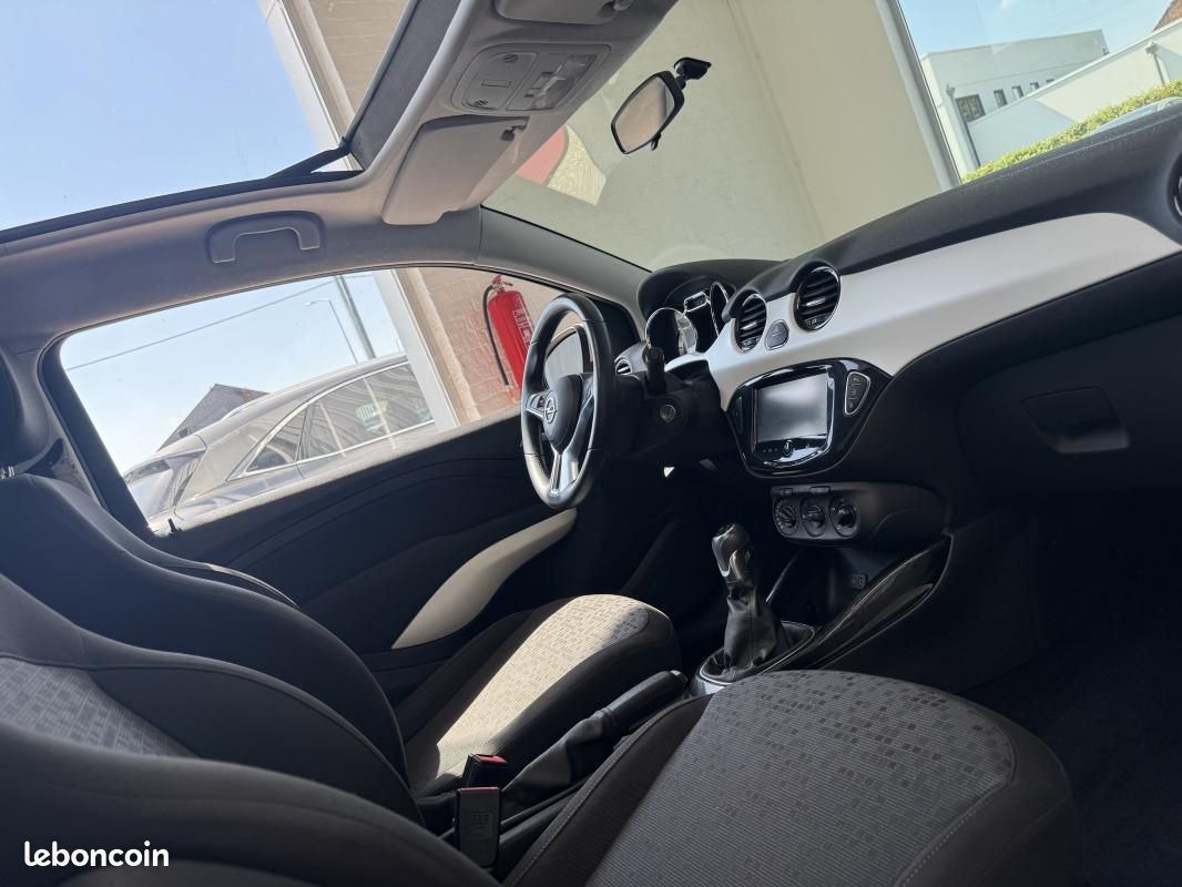 Opel Adam SWING TOP 1.2 69CH CAB CABRIO CABRIOLET 1ER MAIN CLIM GAR 12M (image 7)