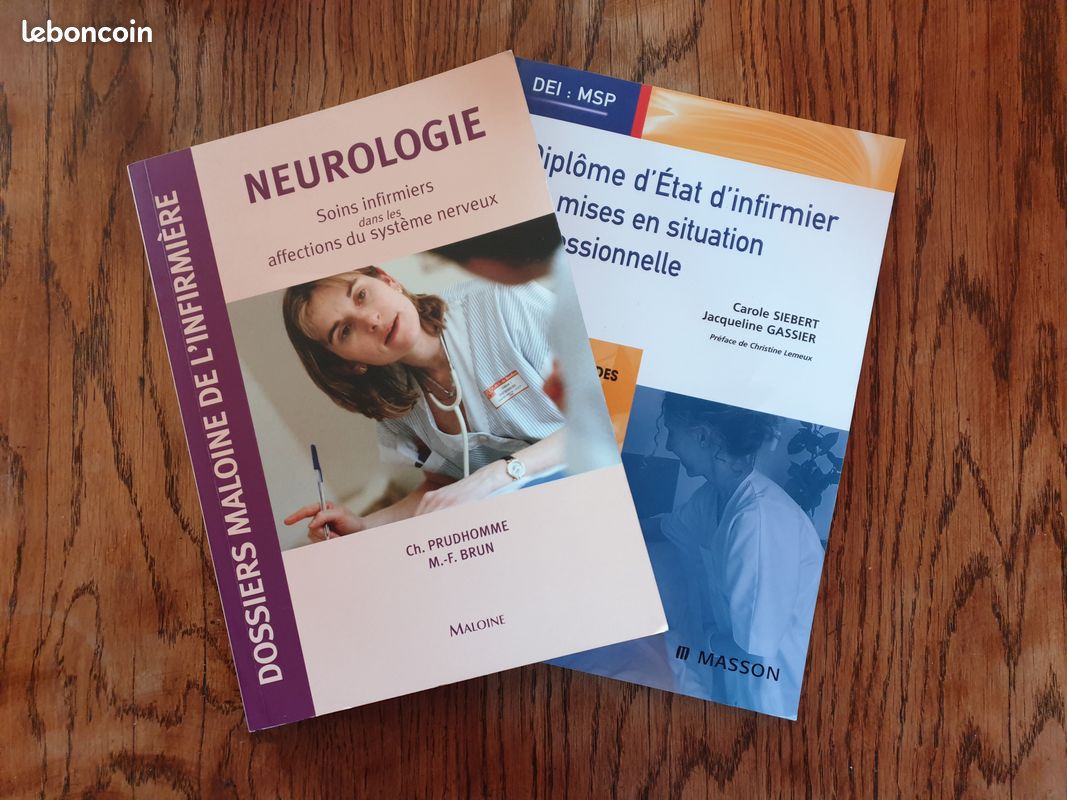 Livres Neurologie Soins infirmiers & Diplôme d'état d'infirmier (image 1)