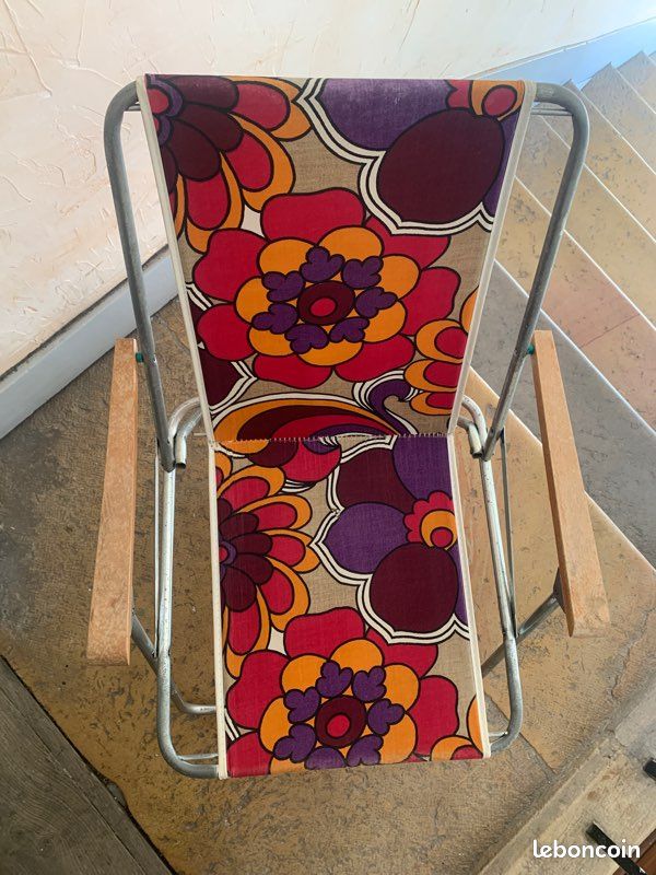 Chaise pliante vintage (image 2)