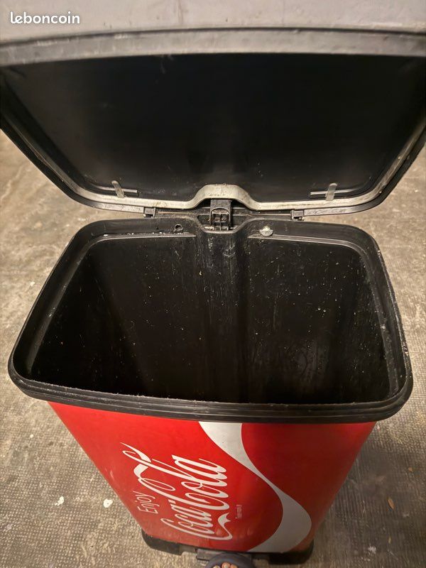 Grande Poubelle à pédale vintage Coca-Cola (image 4)