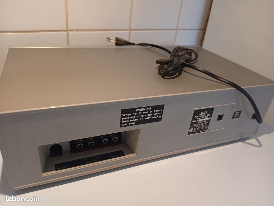 LECTEUR ENREGISTREUR CASSETTE K7 VINTAGE JVC KD-A55 STÉRÉO | UK