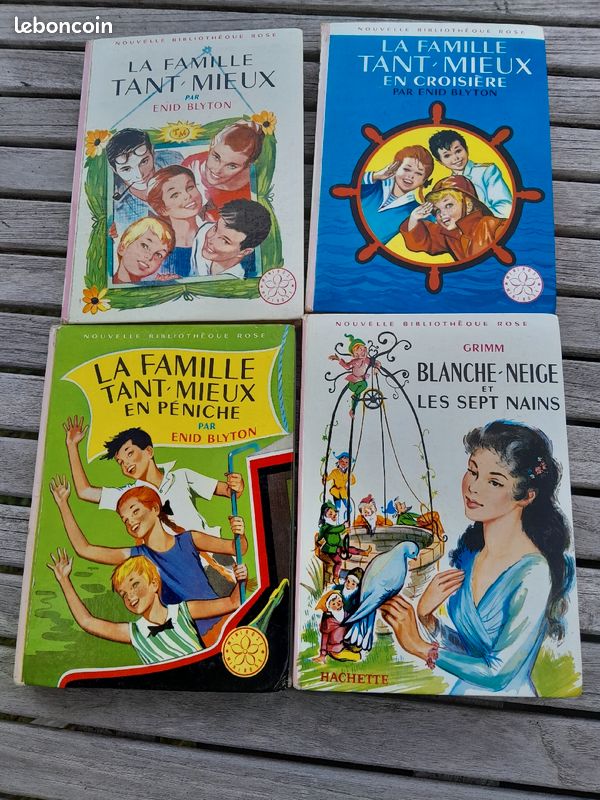 Lot de 7 livres bibliothèque rose (image 2)