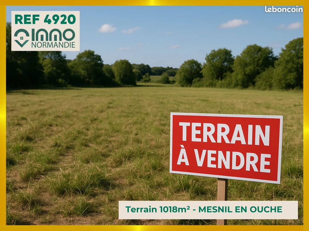 Terrain 1018 m² · à Mesnil-en-Ouche · 1 018 m² · 25 000 €