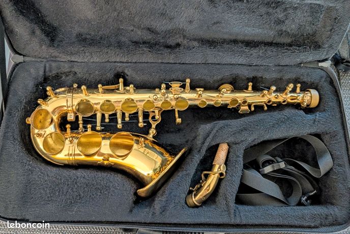 Tampon de Saxophone Soprano, Tampon en Cuir de Saxo Multi-taille Facile à Utiliser pour Saxophone Soprano Accessoires pour instruments de musique