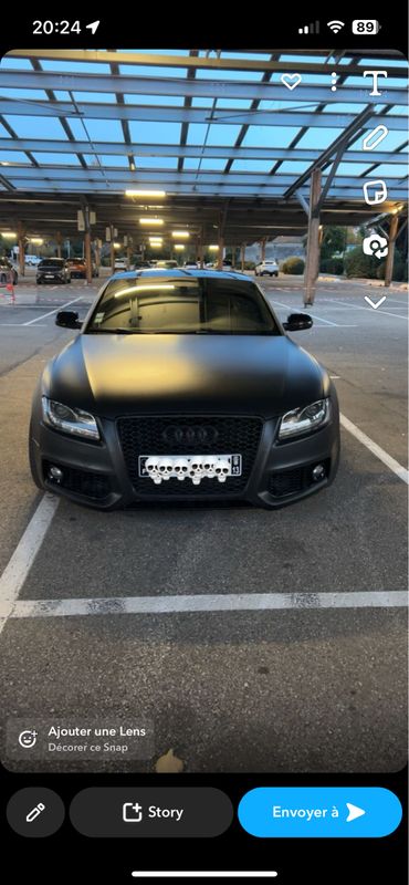 Covering noir métallisé Audi A5
