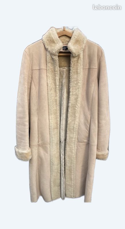 Manteau Femme Beige Taille M - Veste Polyvalente Pour Automne Et Hiver