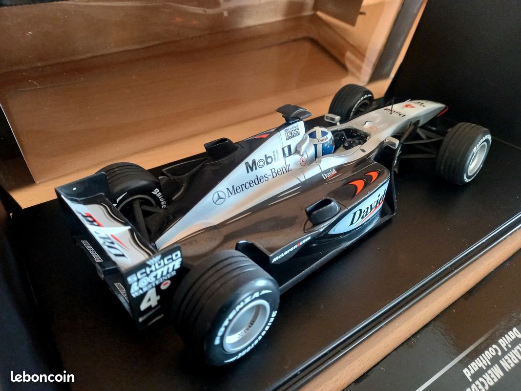 1/43 MC LAREN MP4-16 #4 David Coulthard Hot Wheels Racing 2001 EUR 15