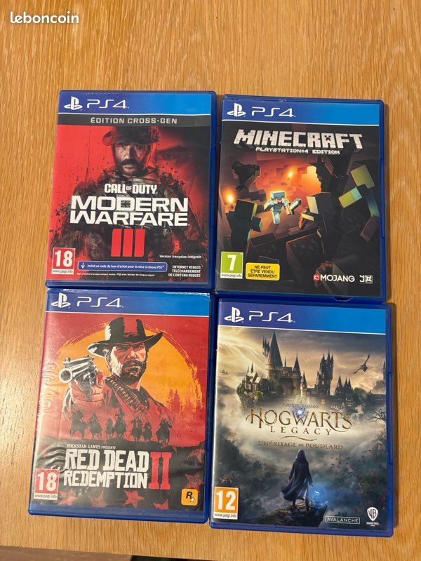 Pack De Jeux PS4 - État Comme Neuf - Sony PlayStation 4