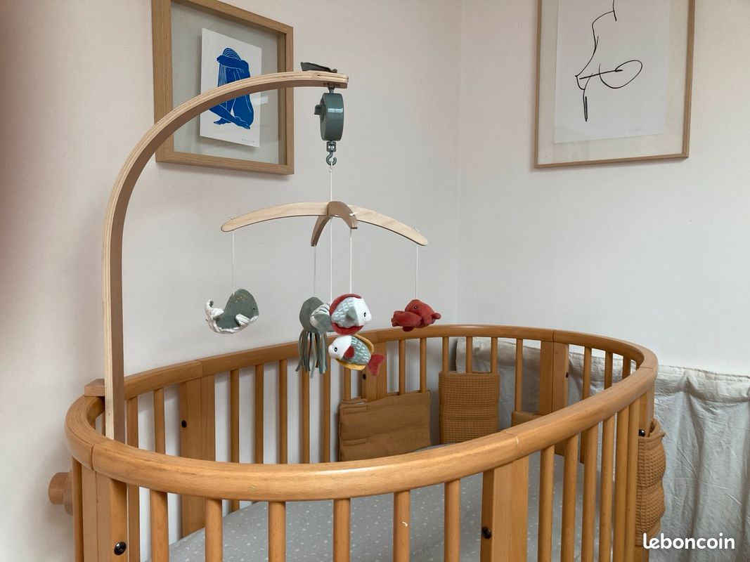 Mobile musical en bois Ocean Blue – Little Dutch (image 1)