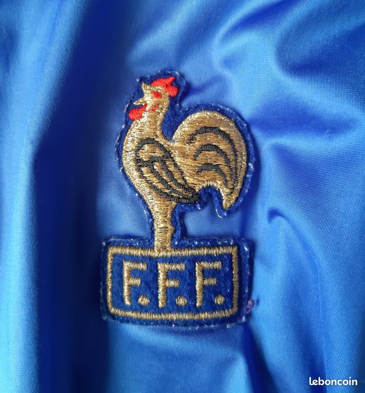 Veste ADIDAS équipe de FRANCE EURO 1992 vintage FFF football jacket 140 10 ans