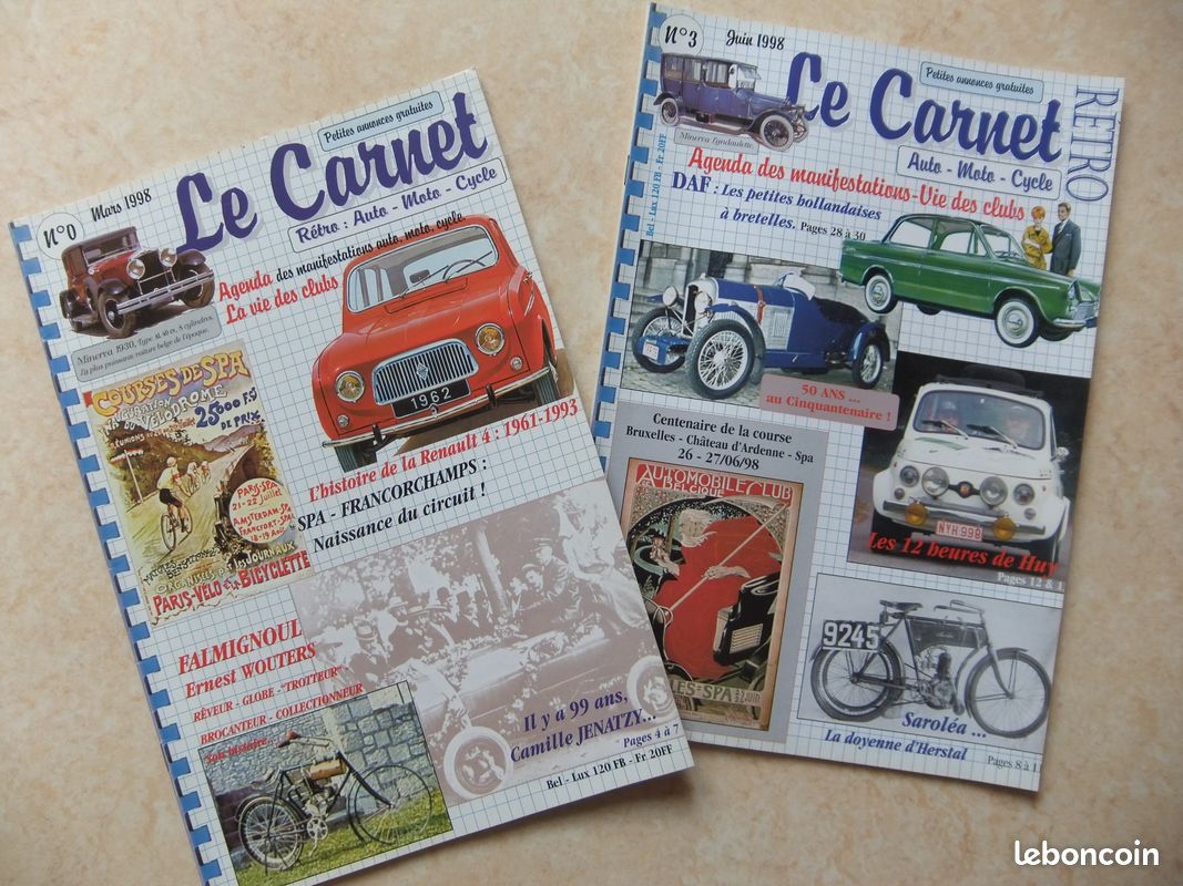 Revues automobiles "Le Carnet" (image 1)