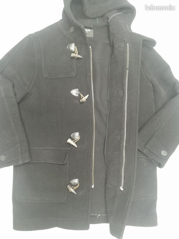 Parka Veste Homme Michelin Vintage Bleu - Taille L, Avec Capuche Intérieure - Occasion Parfait état
