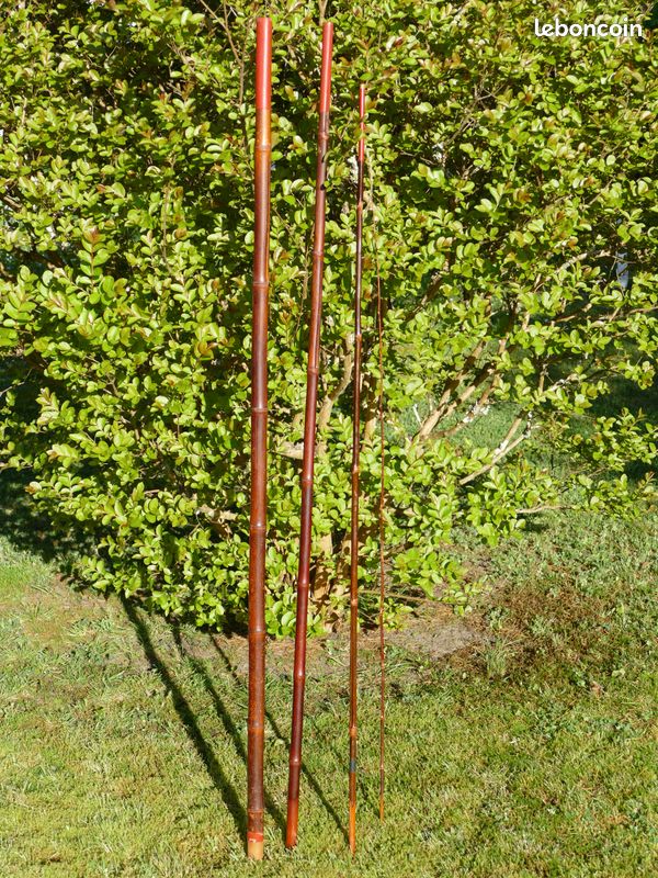 Ancienne canne à pêche 4 m.bambou - Sport & Plein air
