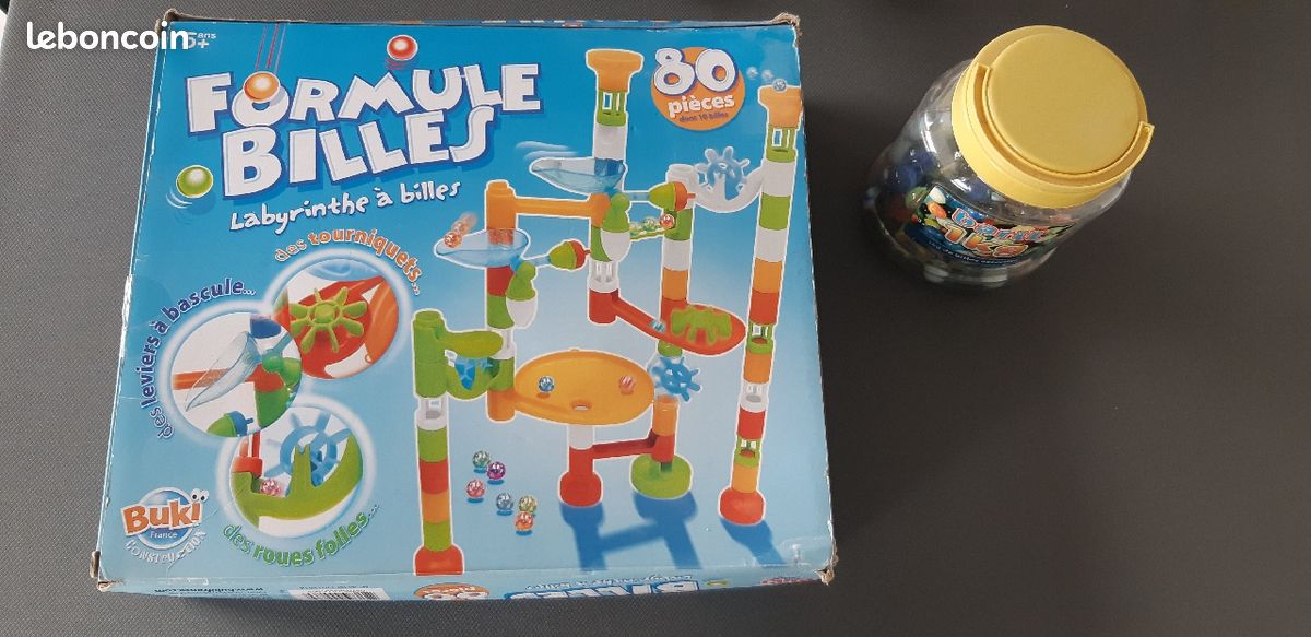 Labyrinthe à billes Formule billes + baril de billes 1kg (image 1)
