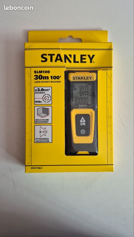 Mesure laser slm100 - 30m - stanley | stht77100-0 (image 1)