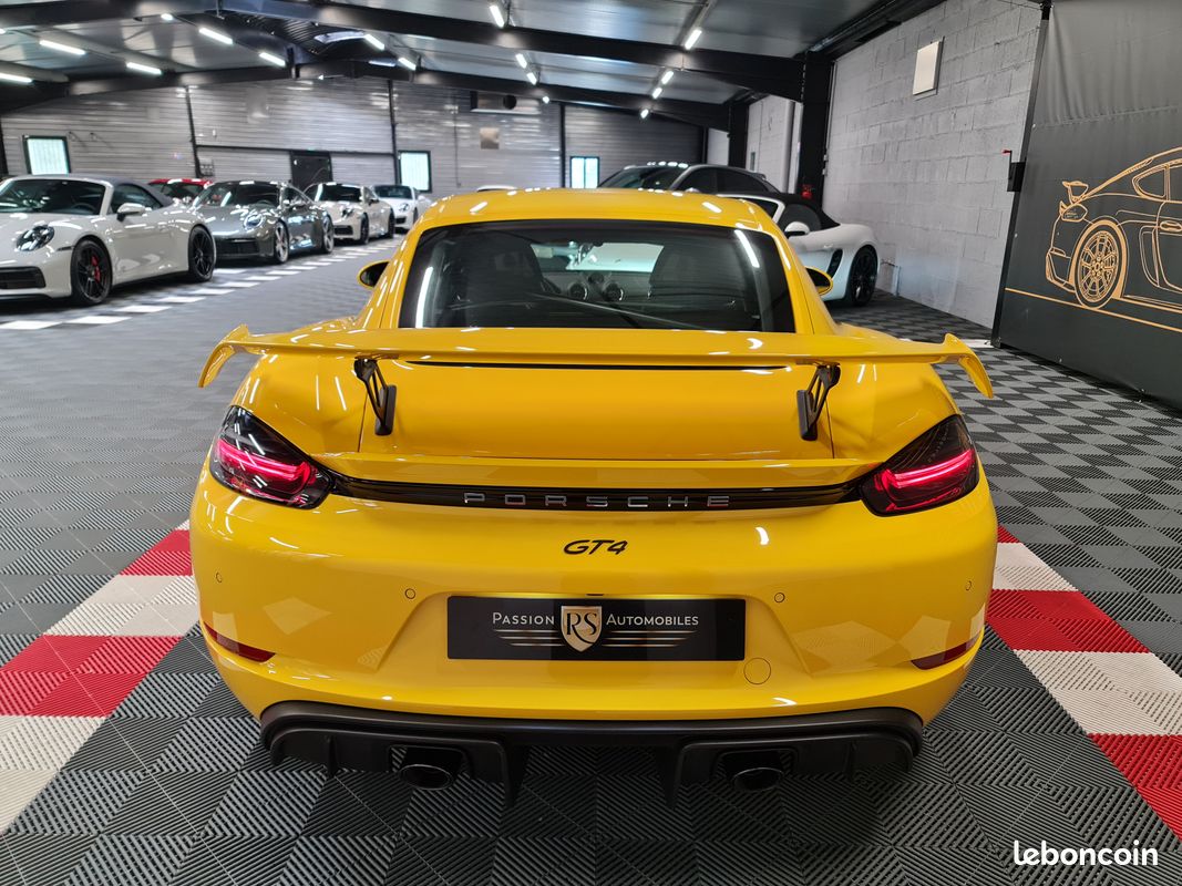 PORSCHE 718 CAYMAN GT4 4.0L 420 CH – Manuelle / Pack Clubsport (image 5)
