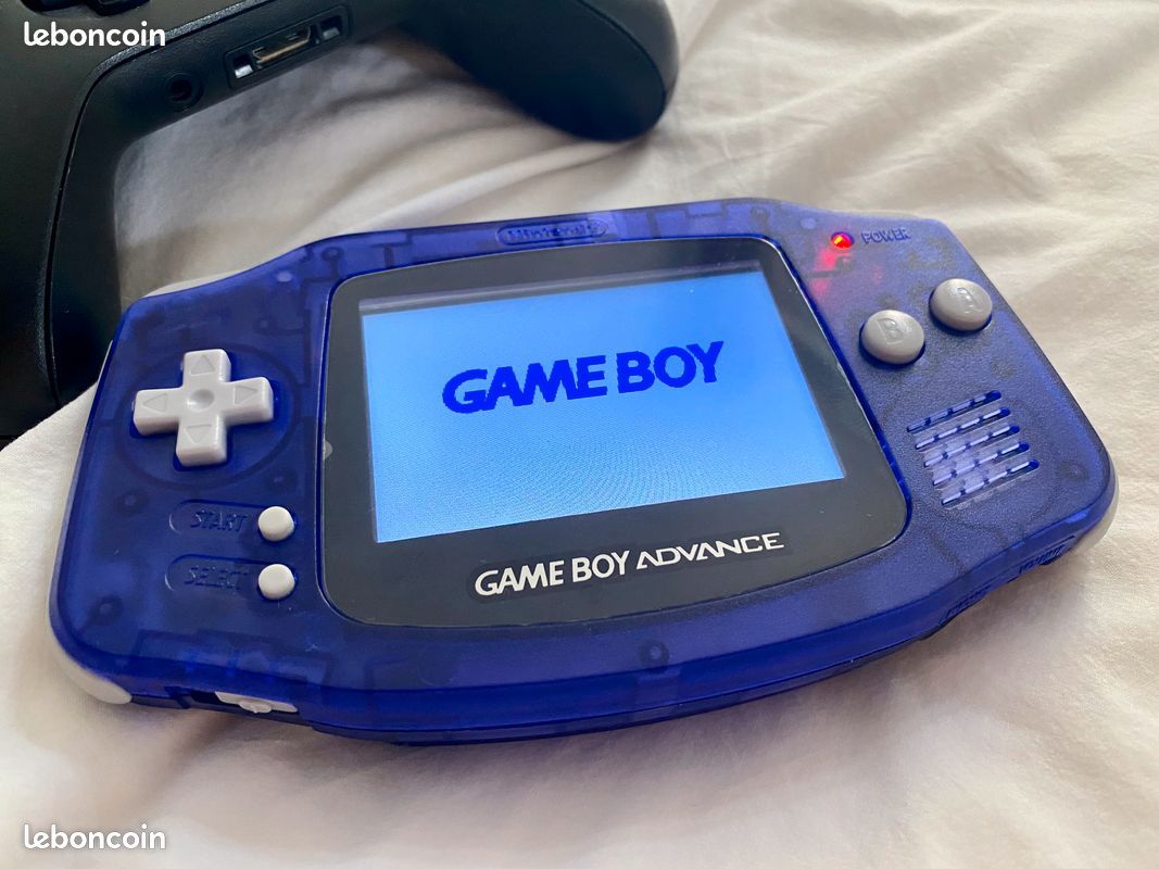 Console Game Boy Advance GBA IPS V2 Rétro-éclairée - Thème Pokémon - Noire