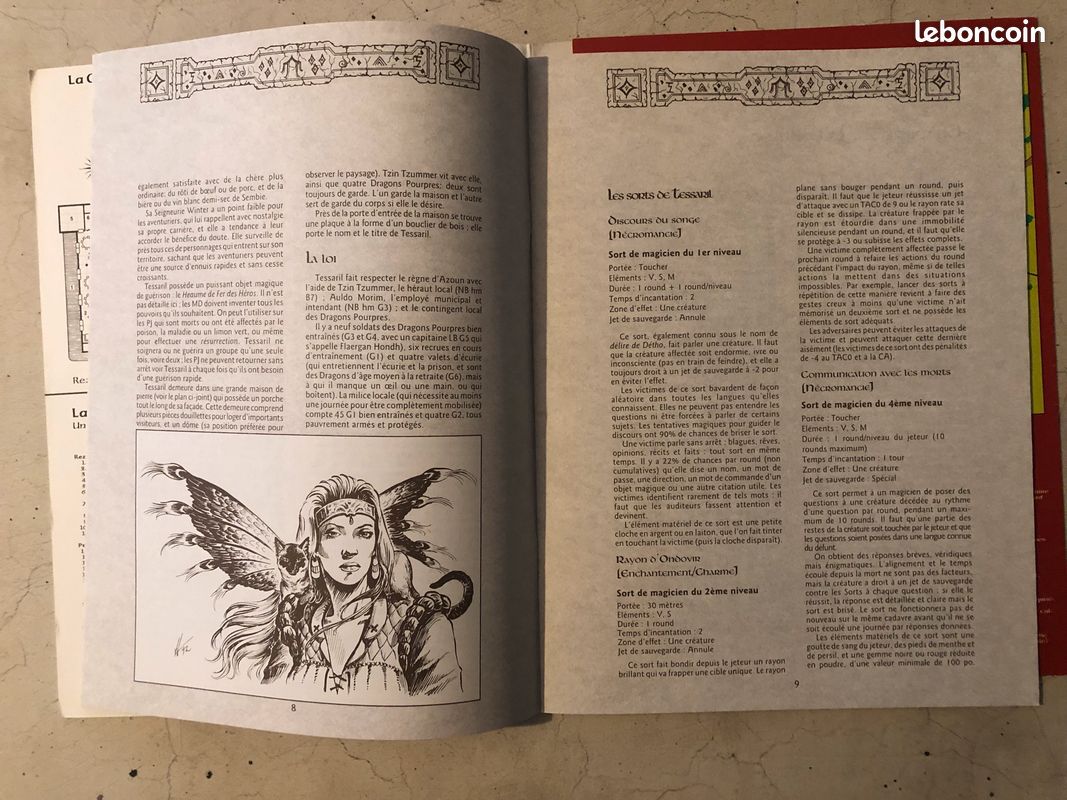ROQ1 Les Catacombes de Soirétoile (jdr AD&D 2ème édition - Forgotten